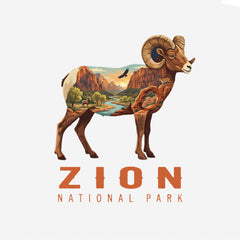 Zion – Bighorn Icons Mashup T-Shirt