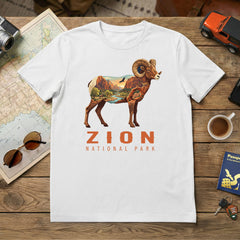 Zion – Bighorn Icons Mashup T-Shirt