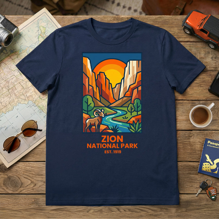 Zion – Modern Mosaic T-Shirt