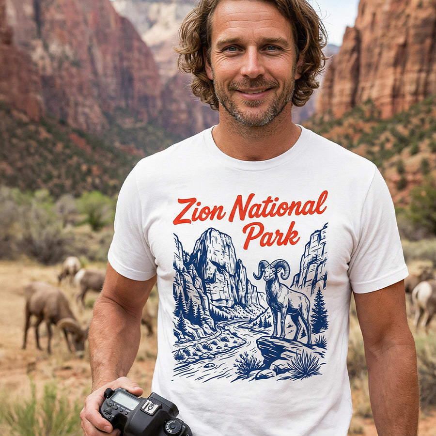 Zion – Retro Bighorn T-Shirt
