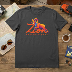 Zion – Desert Bighorn Script T-Shirt