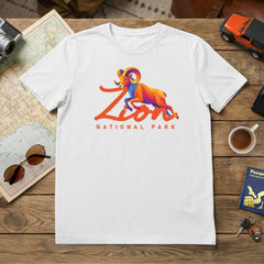 Zion – Desert Bighorn Script T-Shirt